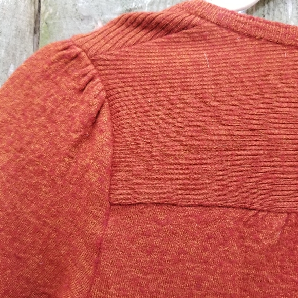 Cropped Rust Cardigan - Picture 2 of 5